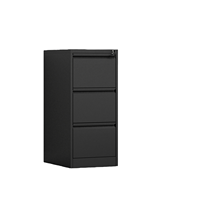 Organisateur de rangement en acier pour bureau et étude, noir mat, armoire de classement en métal moderne, verrouillable, mobilier de bureau multifonctionnel