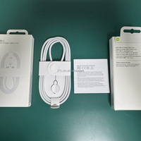 Cable Original de Nailon Trenzado de 60W con Doble USB C, 1M, Carga Rápida, Tipo C a Tipo C para iPhone 17 16 15 Pro Max Plus