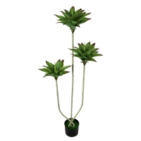 Décoration d'événements en gros : Arbre d'Agave Artificiel Tropical en Pot, Plantes d'Intérieur pour Bureau et Autres Décorations de Mariage