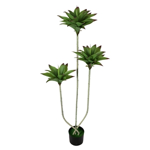 Decoración para Eventos al por Mayor, Árbol de <span class=keywords><strong>Agave</strong></span> Artificial Tropical en Maceta, Plantas de Interior para Decoración de Oficinas y Otras Decoraciones para Bodas - Product Image 3