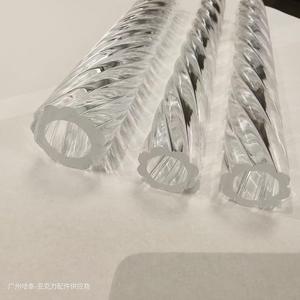 Spiral Pattern <b>Bubble</b> Plastic Acrylic Tube Diameter 10~300mm clear Color Acrylic <b>Pipe</b> From China Factory Directly Produce - Product Image 2
