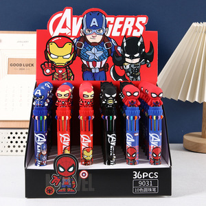Cool Cartoon Spider-Mans <b>Colored</b> <b>Pens</b> Boxed High Quality Children School Office Supplies Portable Press Marker <b>Pen</b> Custom - Product Image 5