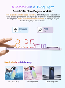 Teléfono Inteligente Blackview OSCAL TIGER 12, Helio G99, Pantalla de 6.78'' 120Hz 2.4K, 12GB 256GB, 64MP, Teléfono Móvil Android 13 - Product Image 4