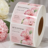 Etiquetas de Vinilo Resistentes al Agua con Laminación Brillante Personalizadas para Mascarillas Faciales, Cosméticos y Perfumes