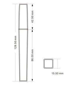 Tubo líquido de pintura en aerosol dorado de 3ml, nutrición para el crecimiento de pestañas para embalaje de líquido esencial, Material ABS, delineador de ojos vacío para cosméticos - Product Image 5
