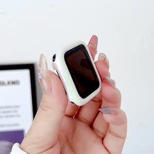 Custodia protettiva colorata placcatura rigida per <span class=keywords><strong>Apple</strong></span> Watch SE S10 38mm 40mm 41mm 44mm 45mm 49mm <span class=keywords><strong>Cover</strong></span> per orologio intelligente - Product Image 3