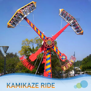 Kamikaze Ride Outdoor Acero y fibra de vidrio Spinning Pendulum Thrill Ride Equipo de entretenimiento para uso en centros comerciales - Product Image 2
