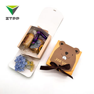 Boîtes mignonnes en papier pliables pour enfants, emballages cadeaux de bonbons de dessin animé créatif - Product Image 4