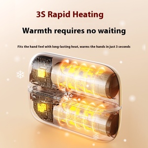 شحن Usb مغناطيسي محمول سبليت مزدوج الوجهين تدفئة لدى النساء - Product Image 5