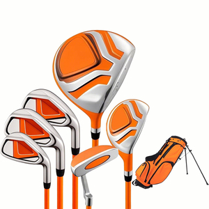 Vente en gros d'usine Ensemble de clubs de <span class=keywords><strong>golf</strong></span> portables pour enfants Personnalisé <span class=keywords><strong>Junior</strong></span> <span class=keywords><strong>Gaucher</strong></span> Forgé <span class=keywords><strong>Golf</strong></span> Iron Head Putter & Driver Poignée en caoutchouc hybride - Product Image 6