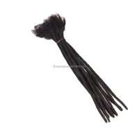 Extensions de cheveux indiens Remy de haute qualité, cheveux vierges humains premium, dreadlocks teints, 8 pouces à 20 pouces, double tressage à la machine