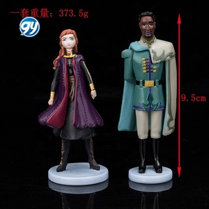 10 pièces dessin animé princesse Figure Anime dessin animé jouet poupée gâteau décoration - Product Image 2