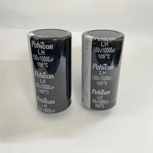 Pchicon 100V10000uF 35*65 LH 고품질 aircon 커패시터 EV 충전기 콘덴서 10000 미크로포맷 100v