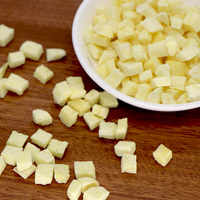 100% natuurlijke, niet-GMO, gedroogde aardappelblokjes, bulkverpakking voor ingrediënten in dierenvoeding