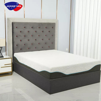 OEM Roll up Confortable king High Density mousse chambre à coucher Colchones Matelas De Espuma mémoire de forme en latex Matelas à mémoire de forme