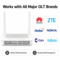 EG8145V5 Eski Tip 12 Işıklı XPON ONU AC1200 WiFi5 Çift Bantlı Fiber Optik Modem