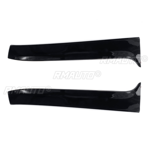 Alerón lateral trasero con aspecto de fibra de carbono/negro brillante, tipo canard, divisor brillante para VW Golf 7 R Variant Wagen 2014 2015 16-2017 - Product Image 6