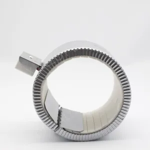 Stainless Steel Shell 220v Dia90x120mm 1500w Extruder Ceramic Band Heater For Making Masking