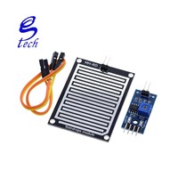 Module détecteur de pluie et d'eau de neige, 10 pièces, relais, capteur d'humidité, contrôle de la pluie et de l'eau