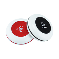 Système de bouton d'appel sans fil étanche de haute qualité système de téléavertisseur de bouton de serveur système de serveur d'appel de caboteur