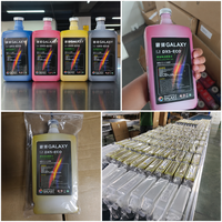 Encre éco-solvant Galaxy originale de qualité supérieure, 1000 ml, ensemble CMYK, couleurs vives, sans odeur, pour têtes d'impression Epson I3200 I1600 XP600 DX5 DX7