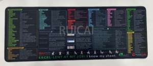 Alfombrilla <span class=keywords><strong>de</strong></span> Escritorio con Atajos <span class=keywords><strong>de</strong></span> Oficina, Alfombrilla <span class=keywords><strong>de</strong></span> Ratón Extragrande con Atajos Esenciales <span class=keywords><strong>de</strong></span> Microsoft, Base <span class=keywords><strong>de</strong></span> Goma Antideslizante, para Uso en Oficina y Negocios - Product Image 6