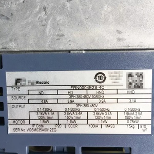 FRN0002C2S-4C 0.4KW สามเฟส380V ตัวแปลงความถี่ FRN0002C2S-4 FRN0002C2S-4C ใหม่รุ่น frenc-MINI FRN0002C2S-4C - Product Image 4