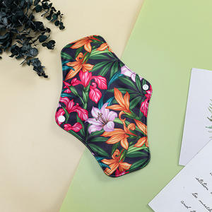 Bantalan menstruasi dapat digunakan kembali dapat dicuci bantalan pembalut kain menstruasi wanita bantalan sanitasi dalam cetakan bunga - Product Image 5