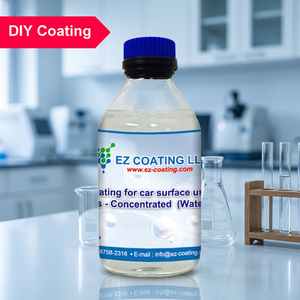 45.EZ Coating LLC K-412 1L Revêtement céramique brillant haute performance respectueux de l'environnement pour surface automobile, concentré hydrophobe à base d'eau - Product Image 4