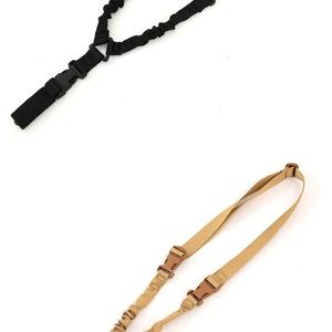 Sangle de fusil tactique réglable robuste avec conception élastique, en coton durable, accessoire extérieur pour les passionnés de chasse - Product Image 5