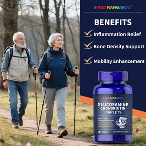 Sıcak satış ortak sağlık takviyeleri destek kıkırdak hareketlilik kemik yoğunluğu yetişkin için glukozamin kondroitin tabletler - Product Image 4
