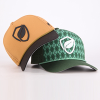 Gorras de Béisbol Personalizadas al por Mayor con 5 Paneles de PVC, Logotipo de Parche, Cuerda Deportiva, Gorra de Golf con Orificios Cortados con Láser, Gorra de Poliéster