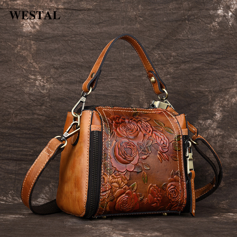 Westal Vintage Embossed Floral Female Top