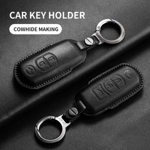 เคสกุญแจรถหนังแท้ทำมือเหมาะสำหรับ MAZDA 2 MAZDA axera CX3 CX4 CX7 CX8 CX30เรียบง่ายและสง่างาม - Product Image 3