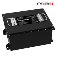 Baterai LiFePO4 Marine 48V 50Ah IP67 Tahan Air, Pemanas Otomatis, 6000 Siklus, Paket Baterai Motor Listrik untuk Kapal Yacht