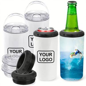 Bouteille isotherme promotionnelle en acier inoxydable avec logo par sublimation, 16 oz, pour boissons, flasques sous vide - Product Image 1