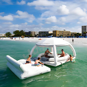 Carpa Flotante Inflable en Oferta, <span class=keywords><strong>Isla</strong></span> Flotante con Toldo, Bar Flotante Inflable para <span class=keywords><strong>Alquiler</strong></span> en Terrazas - Product Image 4