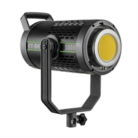 Éclairage vidéo COB bicolore 500W BK500II Matériau métallique pour la photographie en studio avec emballage