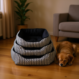 Set Letto per Cani Yommy 40x50cm 50x65cm 60x75cm, Base Impermeabile Antiscivolo, Cuccia per Animali - Product Image 2