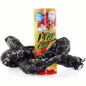 Serpent amusant en forme de croustille, jouet de farce effrayant, serpent sauteur en plastique pour la fête du Poisson d'avril et la décoration d'Halloween - Product Image 6