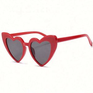 Gafas de Sol con Logotipo Personalizado, Económicas, Vintage, Lindas, con Forma de Ojo de Gato Rojo y Corazón, para Fiesta - Product Image 4