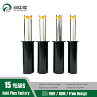 Borne de sécurité électrique XZL pour allée avec éclairage, bornes rétractables automatiques à levage rapide, bornes fixes robustes de classe K8