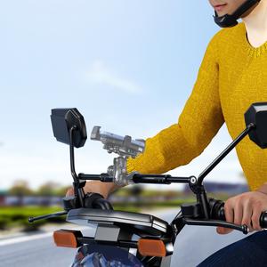 Barre d'extension multifonctionnelle en alliage d'aluminium pour vélo électrique et <span class=keywords><strong>moto</strong></span> Barre transversale renforcée pour rétroviseur - Product Image 2