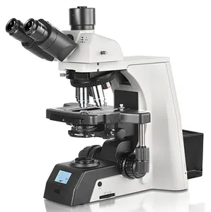 BestScope-Microscopio biologico trinocular de investigación con corrección de color histológico, con pantalla LCD, BestScope,