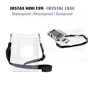 Étui pour appareil photo Lerp&Camera pour <span class=keywords><strong>Instax</strong></span> <span class=keywords><strong>Mini</strong></span> <span class=keywords><strong>EVO</strong></span>, coque de protection transparente en plastique cristal, anti-collision, anti-chute, étui de voyage - Product Image 5