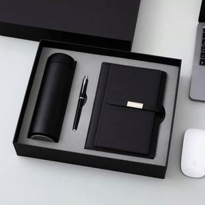 Ensemble cadeau personnalisé de carnet et stylo, vente en gros, cadeau promotionnel d'entreprise, ensemble cadeau de tasse isotherme, journal A5 avec stylo et bouteille d'eau - Product Image 2