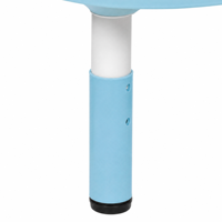 Table d'activités bleu clair pour enfants avec pieds télescopiques réglables, idéale pour la salle de classe et la salle de jeux