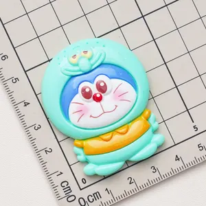 ขายส่งการ์ตูนDoraemon Flatbackตู้เย็นแม่เหล็กCharmsเรซิ่นหัตถกรรมสําหรับตกแต่งบ้านเคสโทรศัพท์DIYจี้วัสดุ