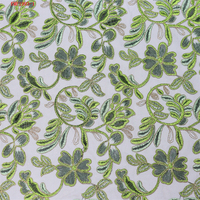 Nouveau tissu brodé multicolore pour vêtements et robes, tissu en tulle brodé de fleurs 3D de haute qualité