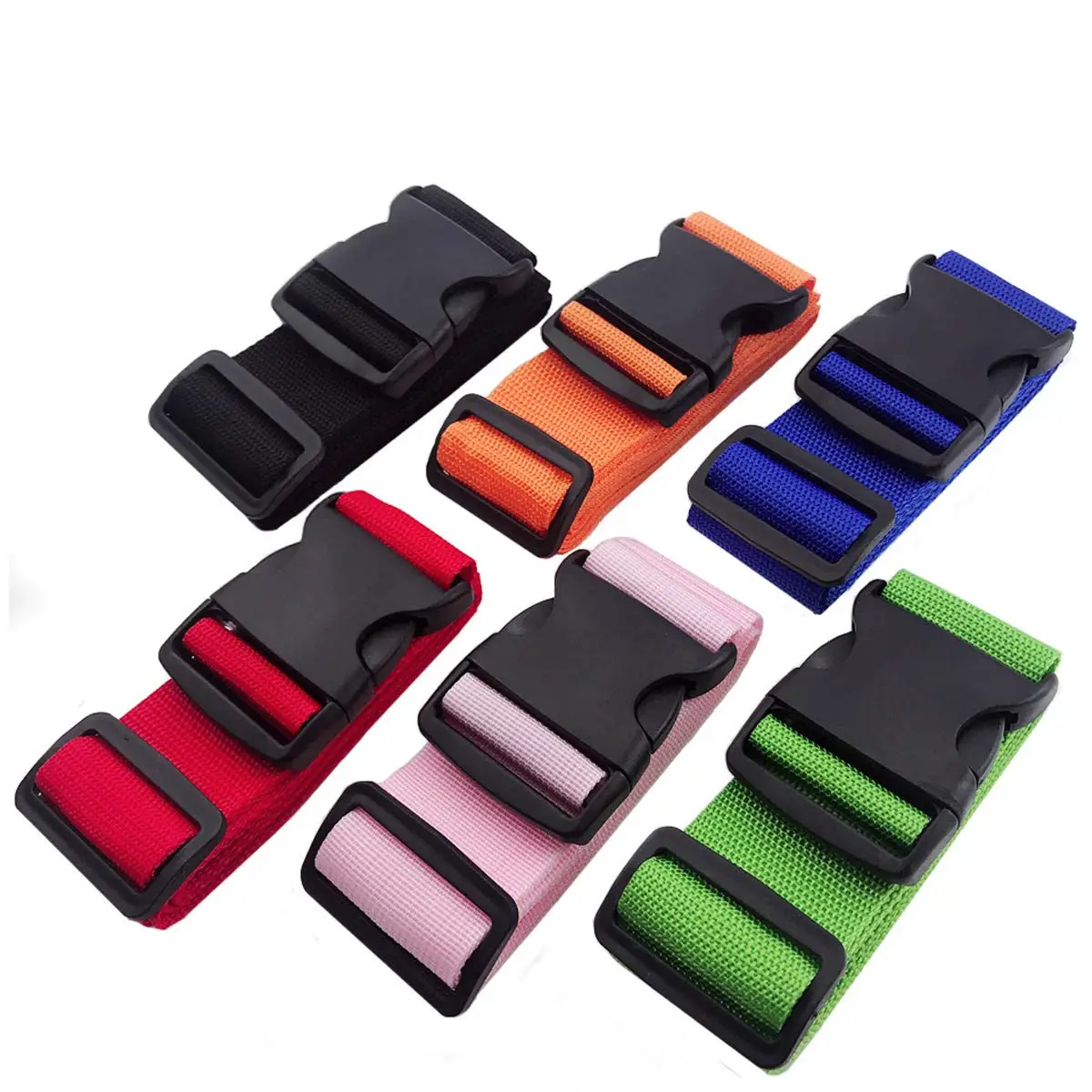 Travel Accessories Can Be Adjusted Luggage Strap Luggage Box Fixing Belt Suitcase Lock Buckle Strap Travel custom luggage strap